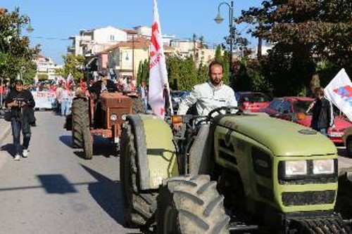 Από τις κινητοποιήσεις των αγροτών που βρίσκονται σε εξέλιξη