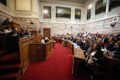 Από την προχτεσινή πρώτη συνεδρίαση της αρμόδιας Κοινοβουλευτικής Επιτροπής για το Ασφαλιστικό