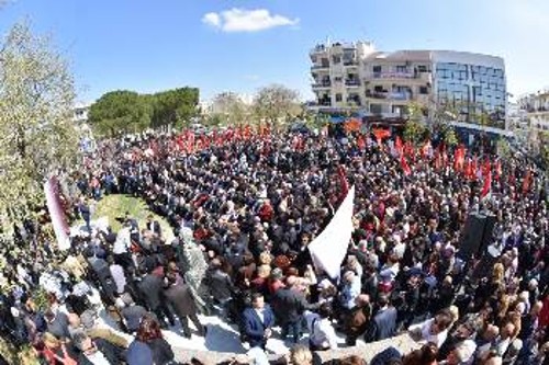 Από την εκδήλωση για τα εγκαίνια του Μουσείου Ν. Μπελογιάννης στην Αμαλιάδα (φωτ. αρχείου)