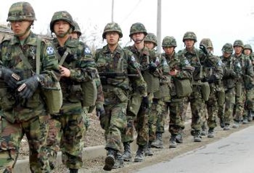 Ασκήσεις του νοτιοκορεατικού στρατού