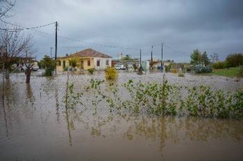 Από τις πλημμύρες του περασμένου Δεκέμβρη