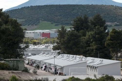 Η δομή προσφύγων στη Ριτσώνα