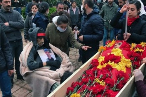 Από την κηδεία της Τουρκάλας αγωνίστριας