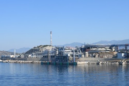 Ο τερματικός LNG στη Ρεβυθούσα