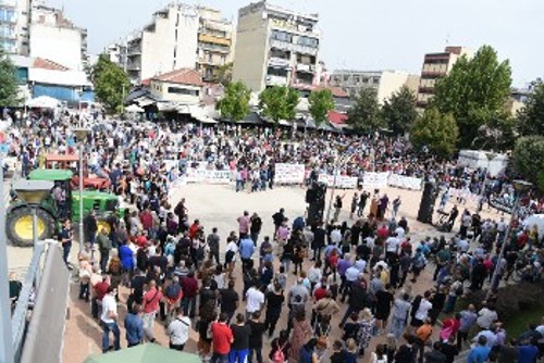 Το συλλαλητήριο στην Καρδίτσα, την περασμένη Δευτέρα