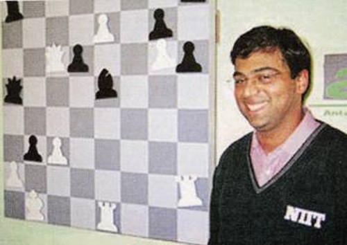 Δεν πρόλαβε να χαρεί ο Ακοπιάν τη νίκη του επί του... ανεπίσημου παγκόσμιου πρωταθλητή Κράμνικ και ο χαμογελαστός πρώην, αλλά και επίσημος της FIDE, Ανάντ, του έκοψε τη χαρά
