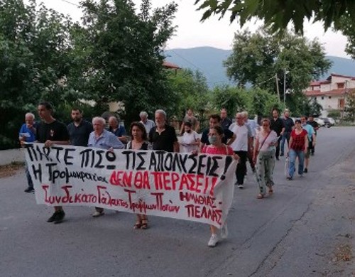 Φούστανη Πέλλας: Από την παρέμβαση ενάντια στις απολύσεις