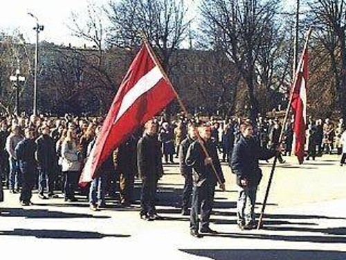 Συγκέντρωση λεγεωνάριων Ες Ες και οπαδών τους στη Ρίγα