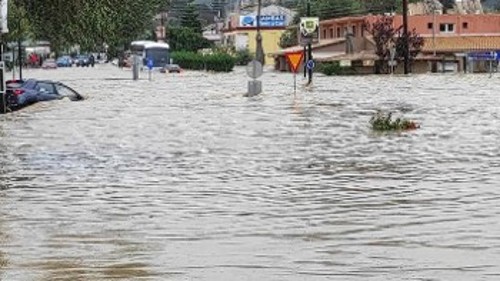 Πολλές είναι οι πλημμυρισμένες περιοχές της Κέρκυρας