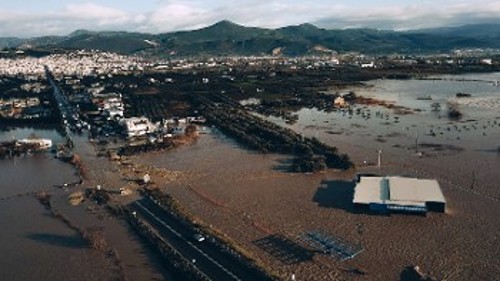 Στο ίδιο έργο θεατές με τις πλημμύρες οι κάτοικοι της Φθιώτιδας (φωτ. αρχείου)