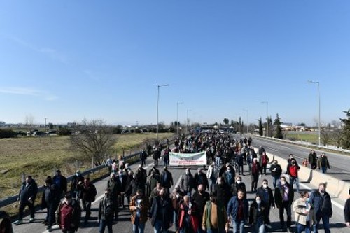 Από τη συγκέντρωση συμπαράστασης την περασμένη Κυριακή