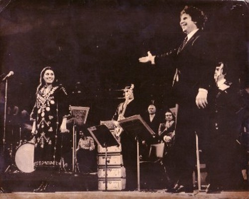 Συναυλία στο Royal Albert Hall του Λονδίνου (Δεκέμβρης 1972) με το «Πνευματικό Εμβατήριο»