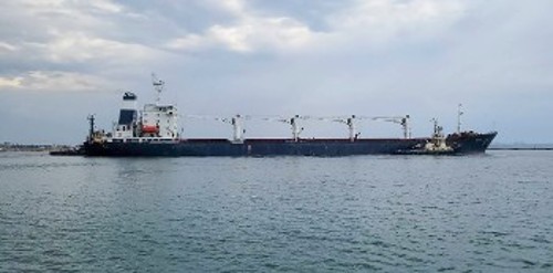 Το ουκρανικών συμφερόντων πλοίο που απέπλευσε με φορτίο σιτηρών για τον Λίβανο
